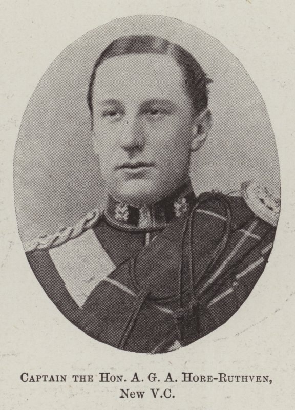 Capitão o Honorável AGA Hore-Ruthven, Novo VC de English Photographer