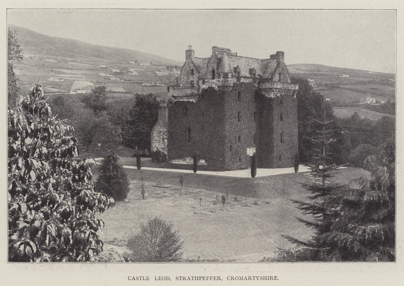 Castelo Leod, Strathpeffer, Cromartyshire de English Photographer