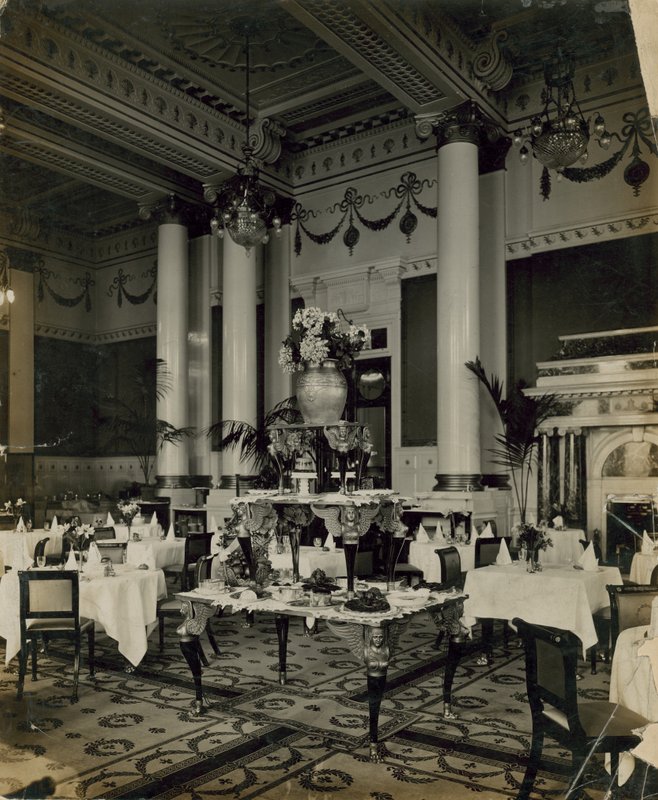 Cecil Hotel, Londres, sala de jantar de English Photographer
