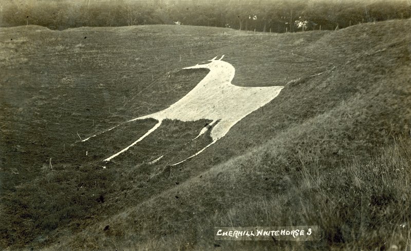 Cherhill White Horse (foto a p/b) de English Photographer