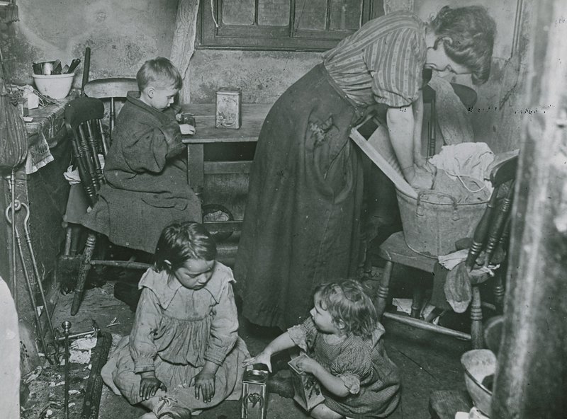 Pobreza infantil, Londres de English Photographer