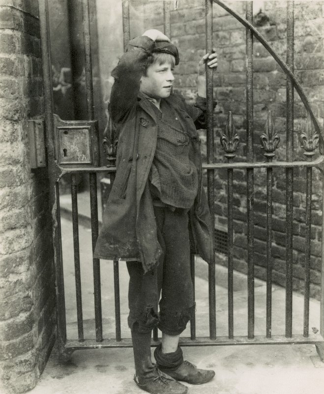 Pobreza infantil, Londres de English Photographer