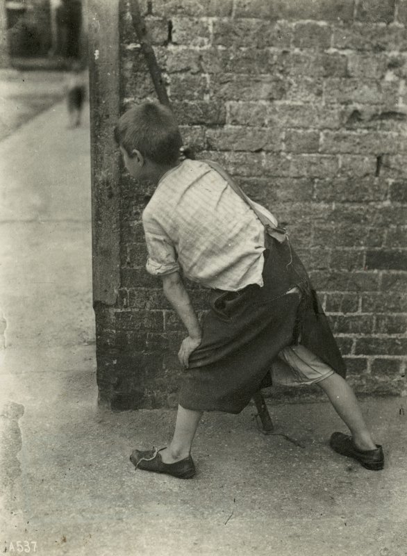 Pobreza infantil, Londres de English Photographer