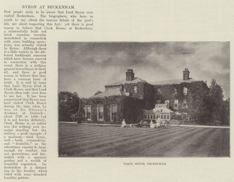 Casa do relógio, Beckenham de English Photographer