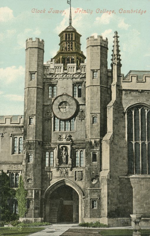 Torre do relógio, Trinity College, Cambridge (foto a cores) de English Photographer