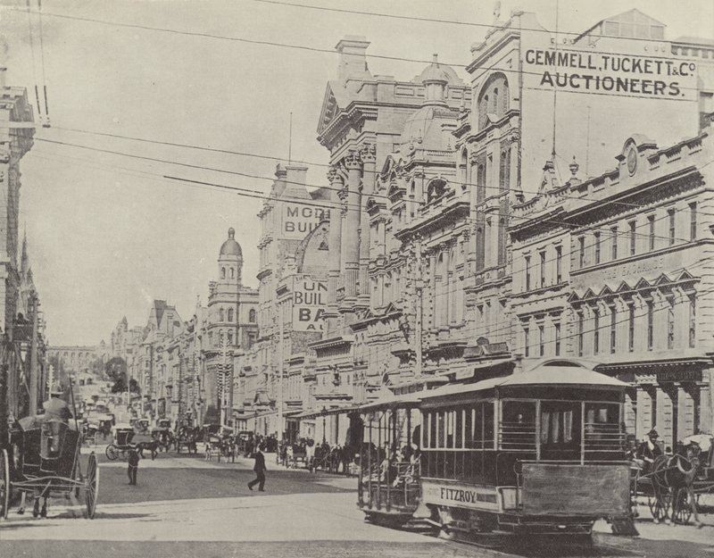 Collins Street, Melbourne de English Photographer