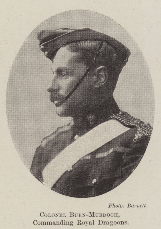 Coronel Burn-Murdoch, comandando Royal Dragoons de English Photographer