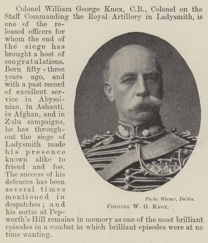Coronel WG Knox de English Photographer