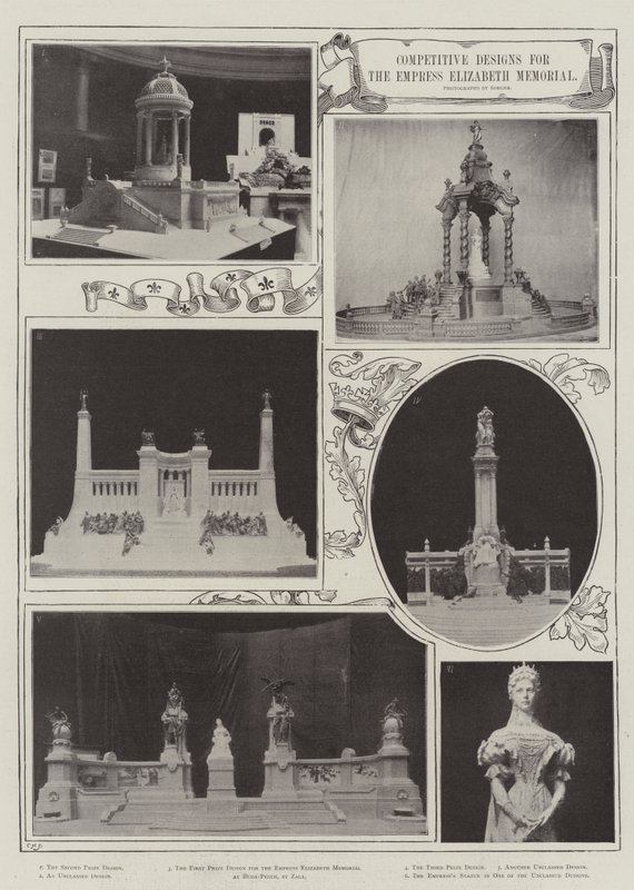 Designs competitivos para o Empress Elizabeth Memorial de English Photographer