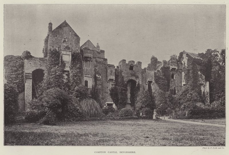 Compton Castle, Devonshire de English Photographer