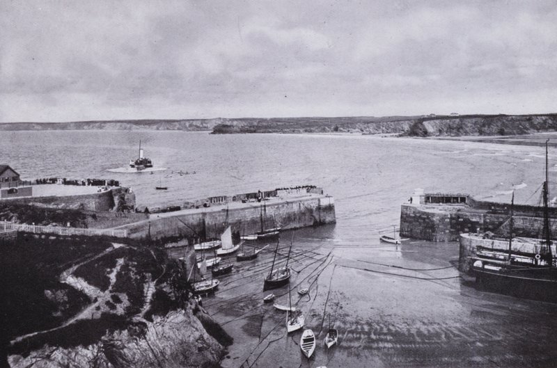 Cornwall: Newquay, o Porto (foto a p/b) de English Photographer
