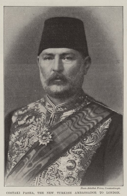 Costaki Pasha, o novo embaixador turco em Londres de English Photographer