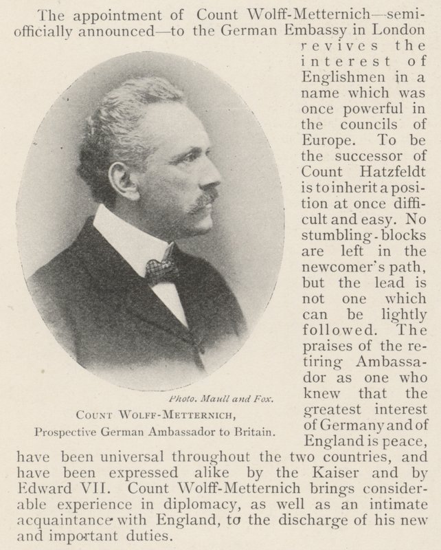 Conde Wolff-Metternich, futuro embaixador alemão na Grã-Bretanha de English Photographer