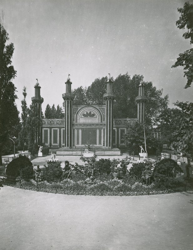 Cremorne Gardens, Londres: Templo dos fogos de artifício de English Photographer