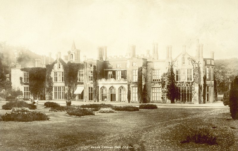 Cromer Hall, Norfolk (foto a p/b) de English Photographer