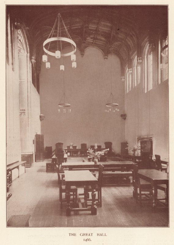 Crosby Hall, Cheyne Walk: O Grande Salão de English Photographer