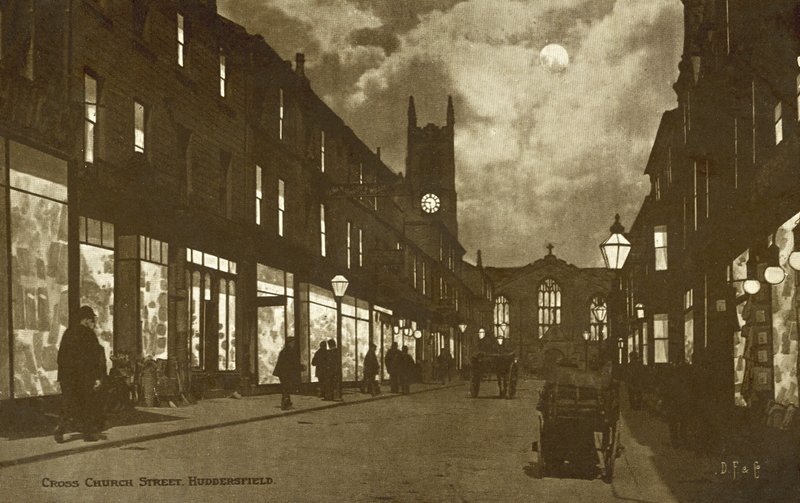 Rua transversal da igreja, Huddersfield de English Photographer