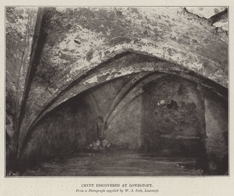 Cripta descoberta em Lowestoft de English Photographer