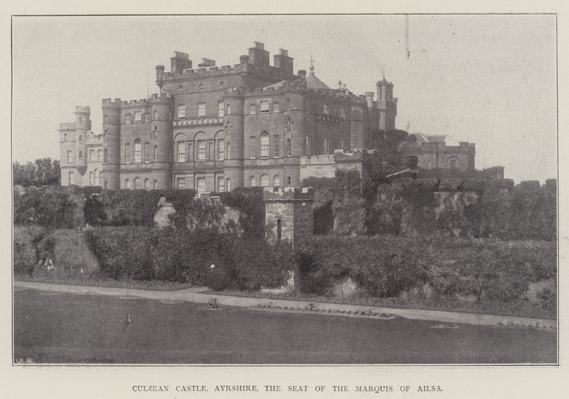 Castelo de Culzean, Ayrshire, a sede do Marquês de Ailsa de English Photographer