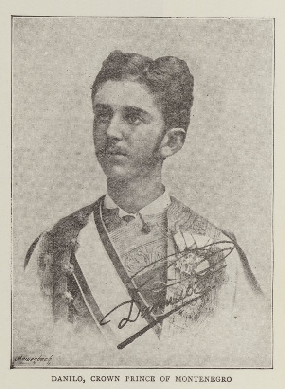 Danilo, príncipe herdeiro de Montenegro de English Photographer