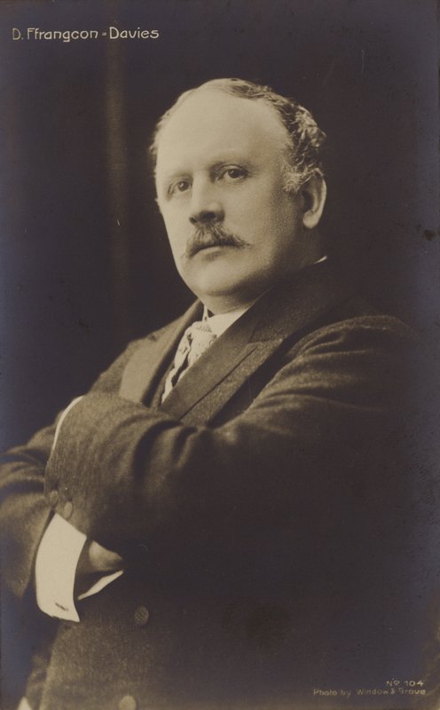 David Ffrangcon-Davies, cantor barítono galês (1855-1918) de English Photographer