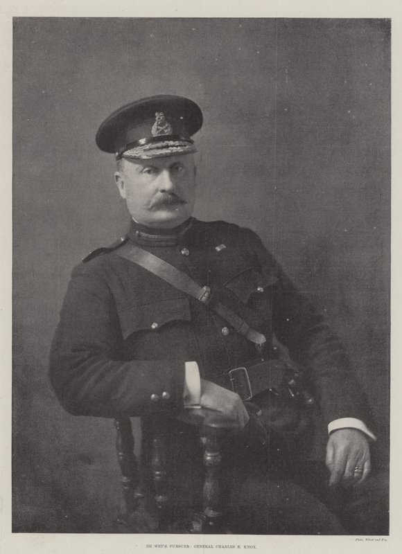 De Wets Pursuer, general Charles E Knox de English Photographer