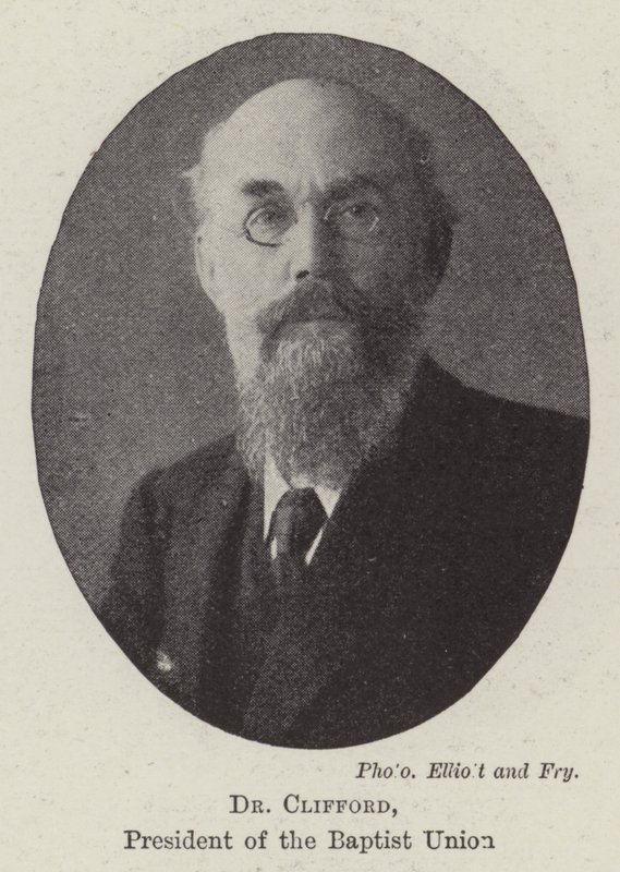 Dr. Clifford, Presidente da União Batista de English Photographer