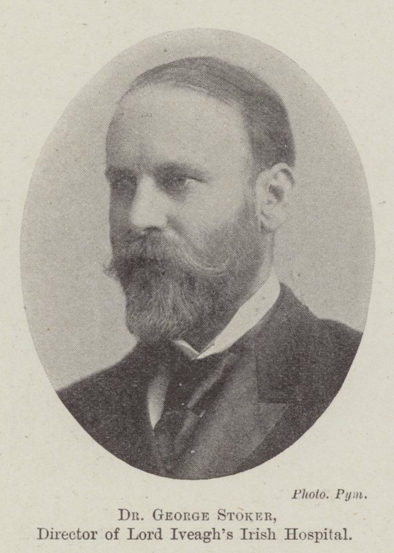 Dr. George Stoker, diretor do hospital irlandês Lord Iveaghs de English Photographer