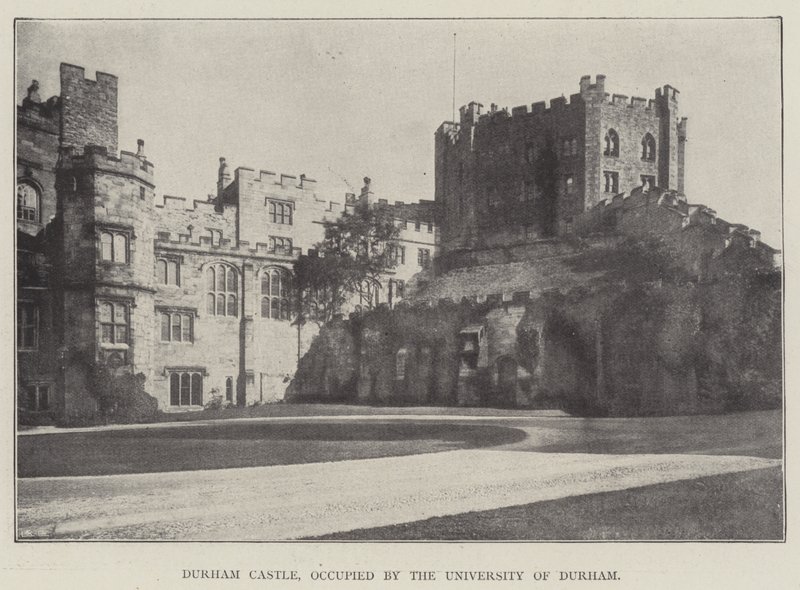 Castelo de Durham, ocupado pela Universidade de Durham de English Photographer