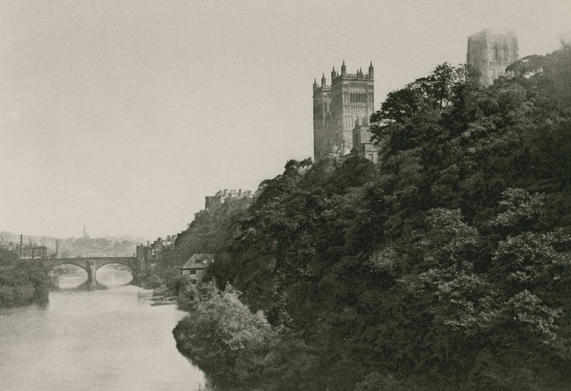 Catedral de Durham, da Ponte Prebend de English Photographer