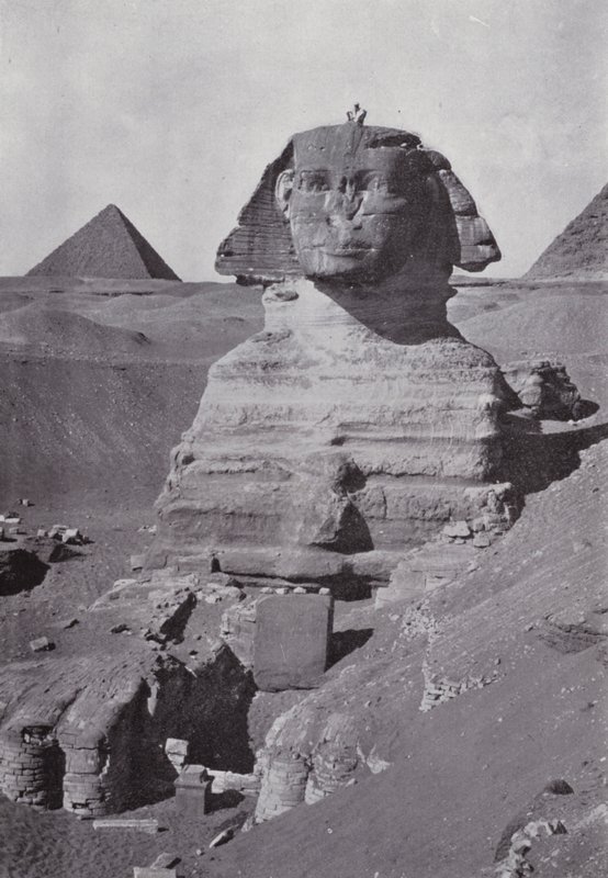 Egito: O Sphynx (foto a p/b) de English Photographer