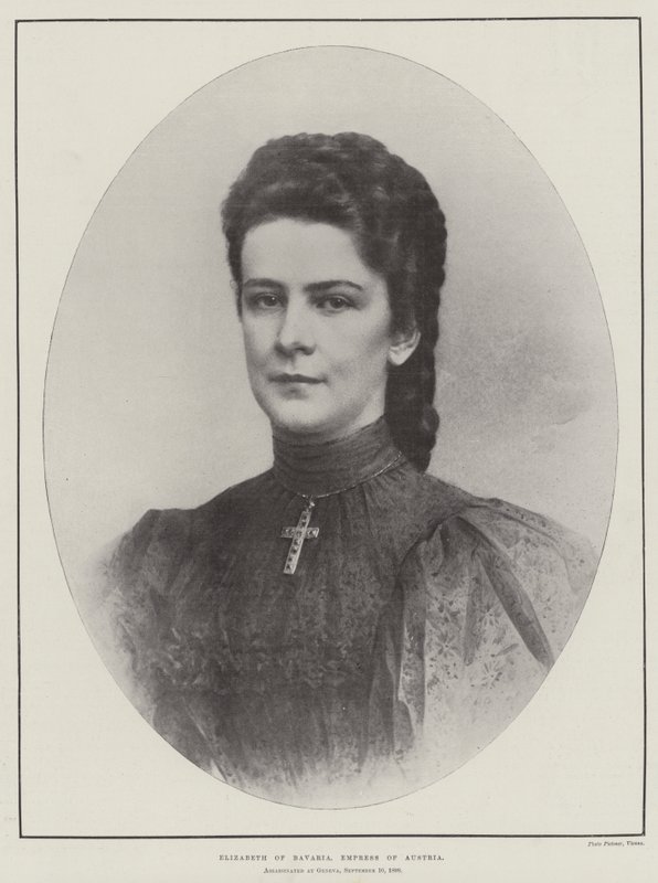 Isabel da Baviera, imperatriz da Áustria de English Photographer