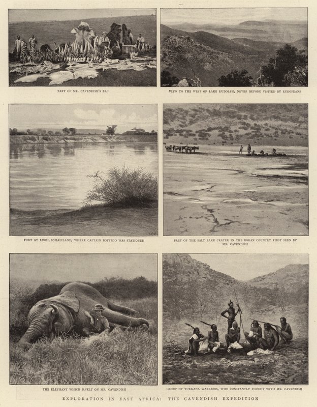 Exploração na África Oriental, a Expedição Cavendish de English Photographer