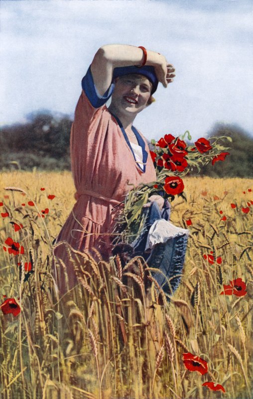 A mais bela das filhas de Eva - A menina inglesa (foto a cores) de English Photographer