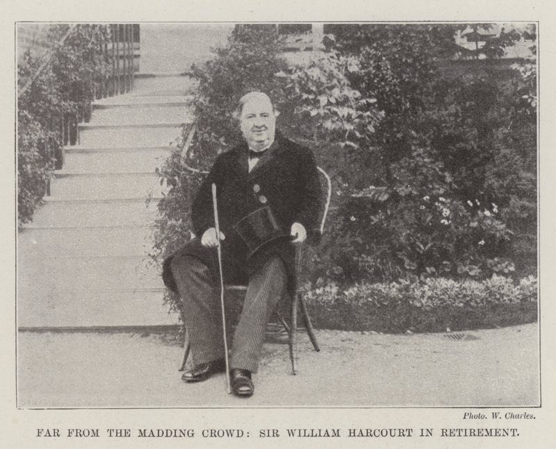 Longe da multidão Madding, Sir William Harcourt em aposentadoria de English Photographer