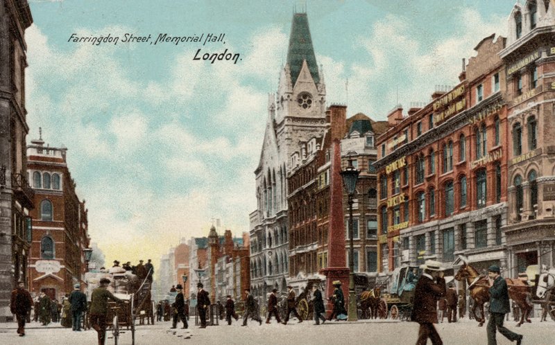 Farringdon Street, Memorial Hall, Londres (foto) de English Photographer