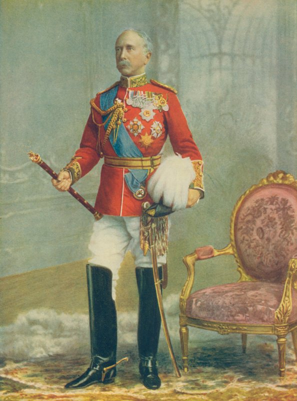 Marechal-de-campo Visconde Wolseley, Comandante-em-Chefe do Exército. No vestido cheio de um marechal-de-campo de English Photographer