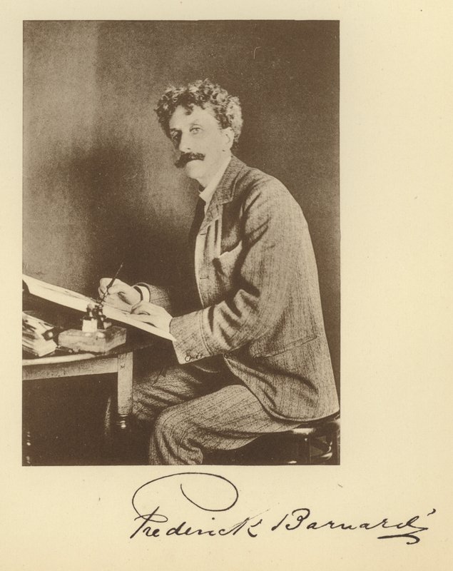 Frederick Barnard (foto a p/b) de English Photographer