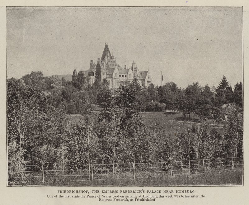 Friedrichshof, a imperatriz Fredericks Palace perto de Homburg de English Photographer