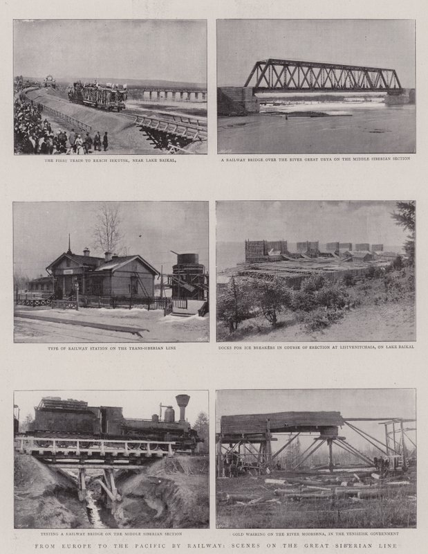 Da Europa ao Pacífico pela Ferrovia, Cenas da Grande Linha Siberiana de English Photographer