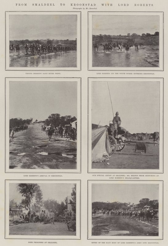 De Smaldeel a Kroonstad com Lord Roberts de English Photographer