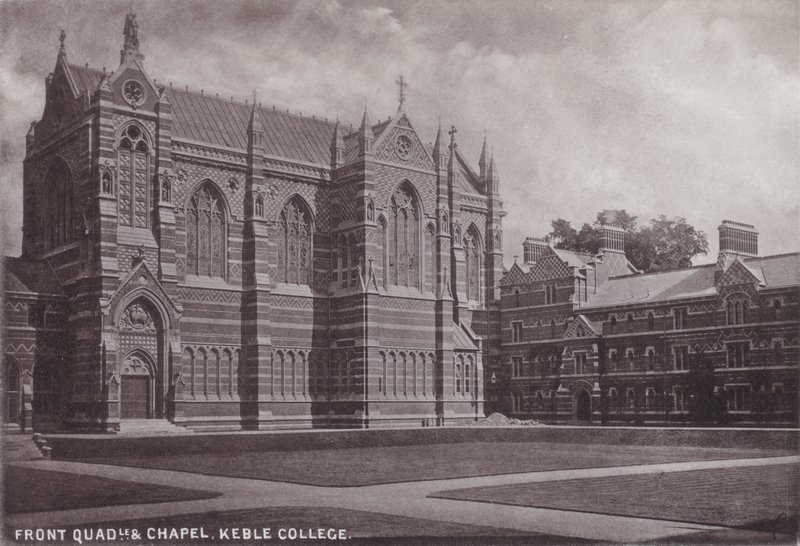 Quadrangle Front e Capela, Keble College de English Photographer