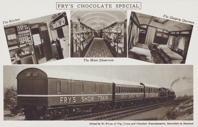 Trem Especial Chocolate Frys (foto a p/b) de English Photographer