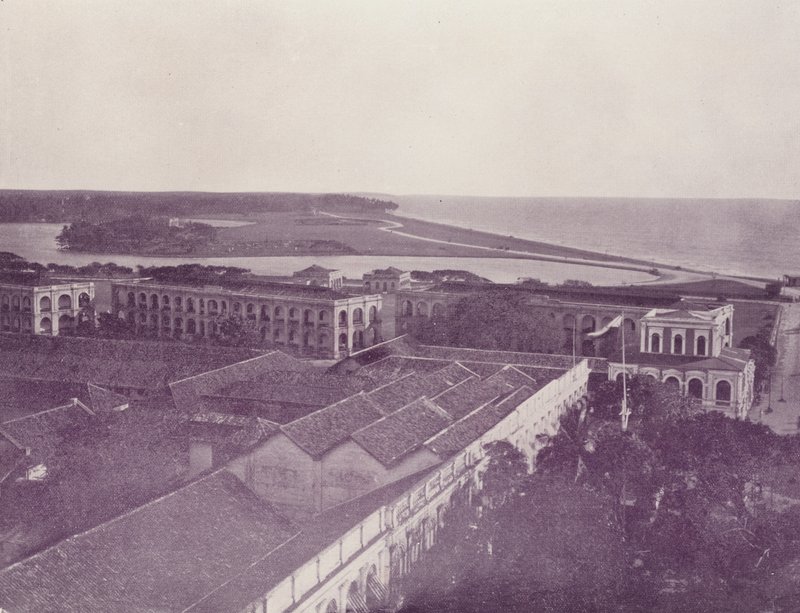 Galle Face and Barracks, Colombo, Ceilão de English Photographer