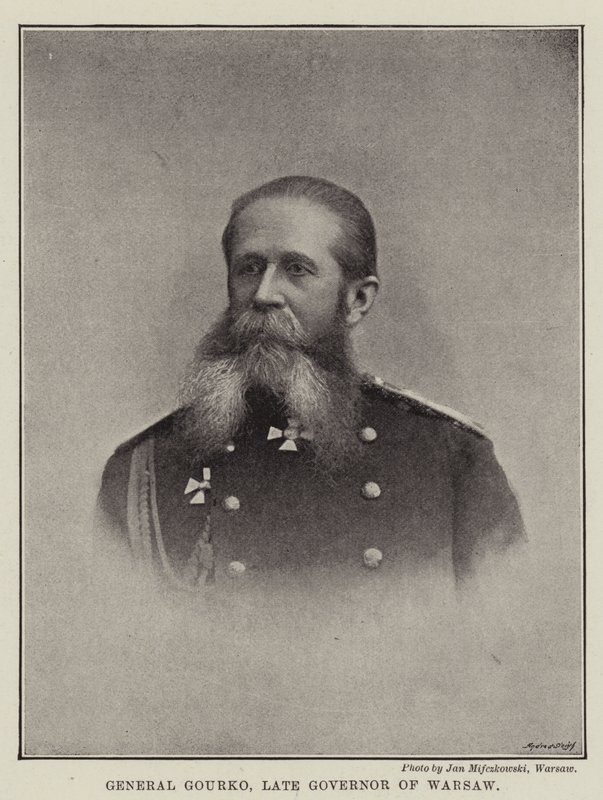 General Gourko, finado governador de Varsóvia de English Photographer