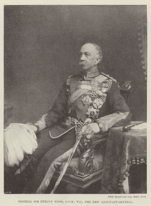 General Sir Evelyn Wood, GCB, VC, o Novo Ajudante-Geral de English Photographer