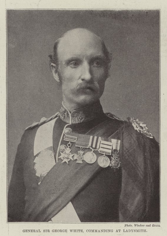 General Sir George White, comandante em Ladysmith de English Photographer