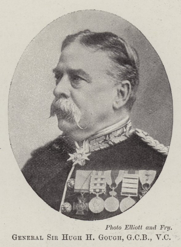 General Sir Hugh H Gough, GCB, VC de English Photographer