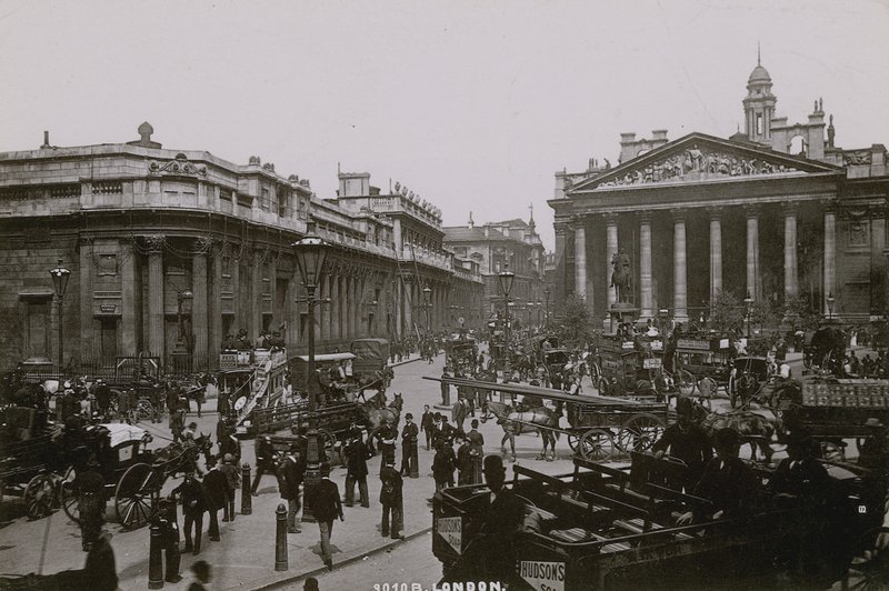 Visão geral do The Royal Exchange de English Photographer