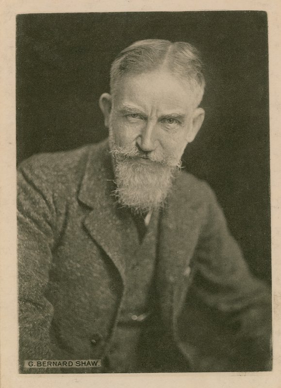 George Bernard Shaw, fotografia de English Photographer